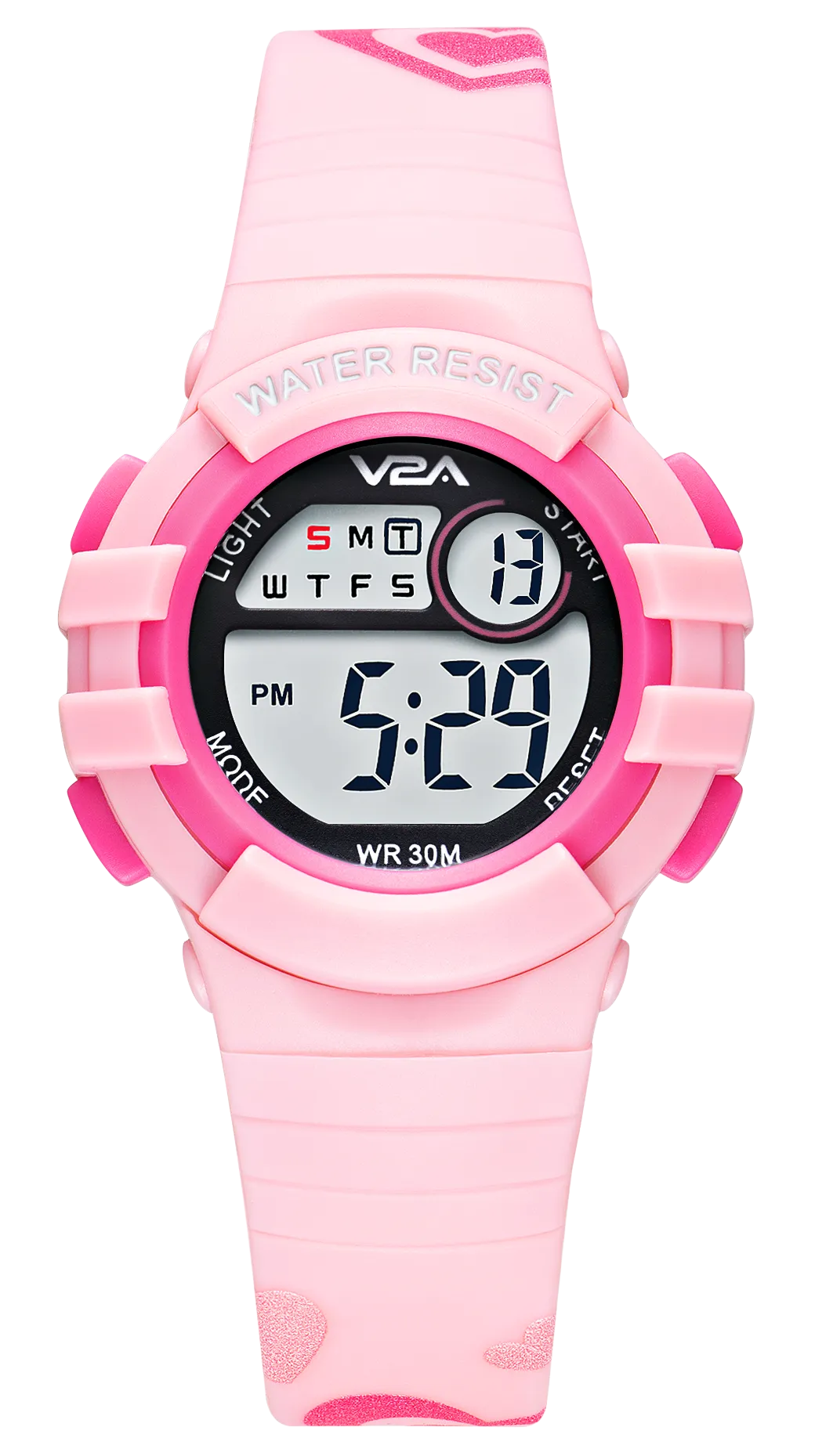 V2A Girls Kids Watch - Gifts for Girls Age 3-10 30 M Waterproof Digital Sports Watches for 3 4 5 6 7 8 Year Old Girls