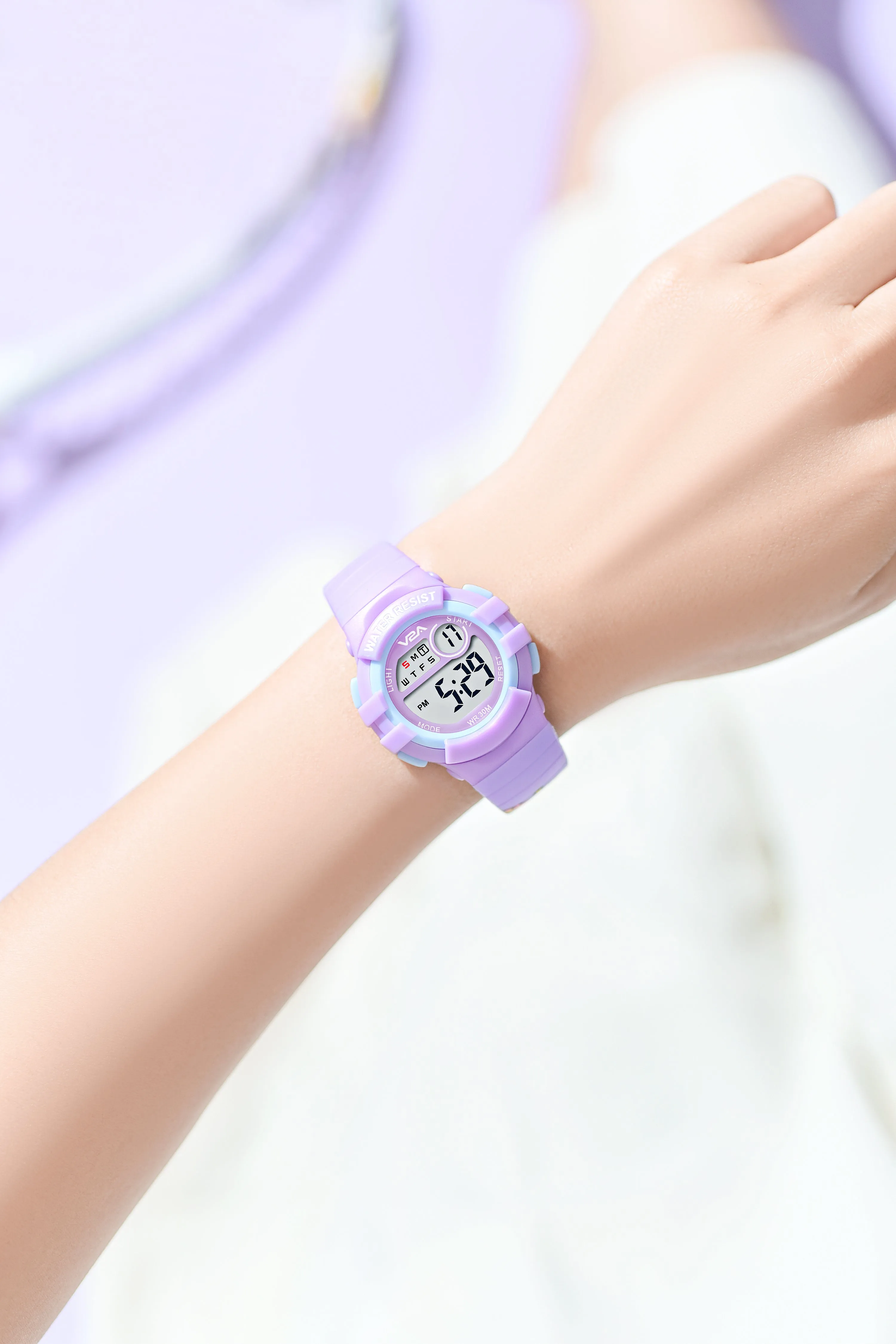 V2A Girls Kids Watch - Gifts for Girls Age 3-10 30 M Waterproof Digital Sports Watches for 3 4 5 6 7 8 Year Old Girls