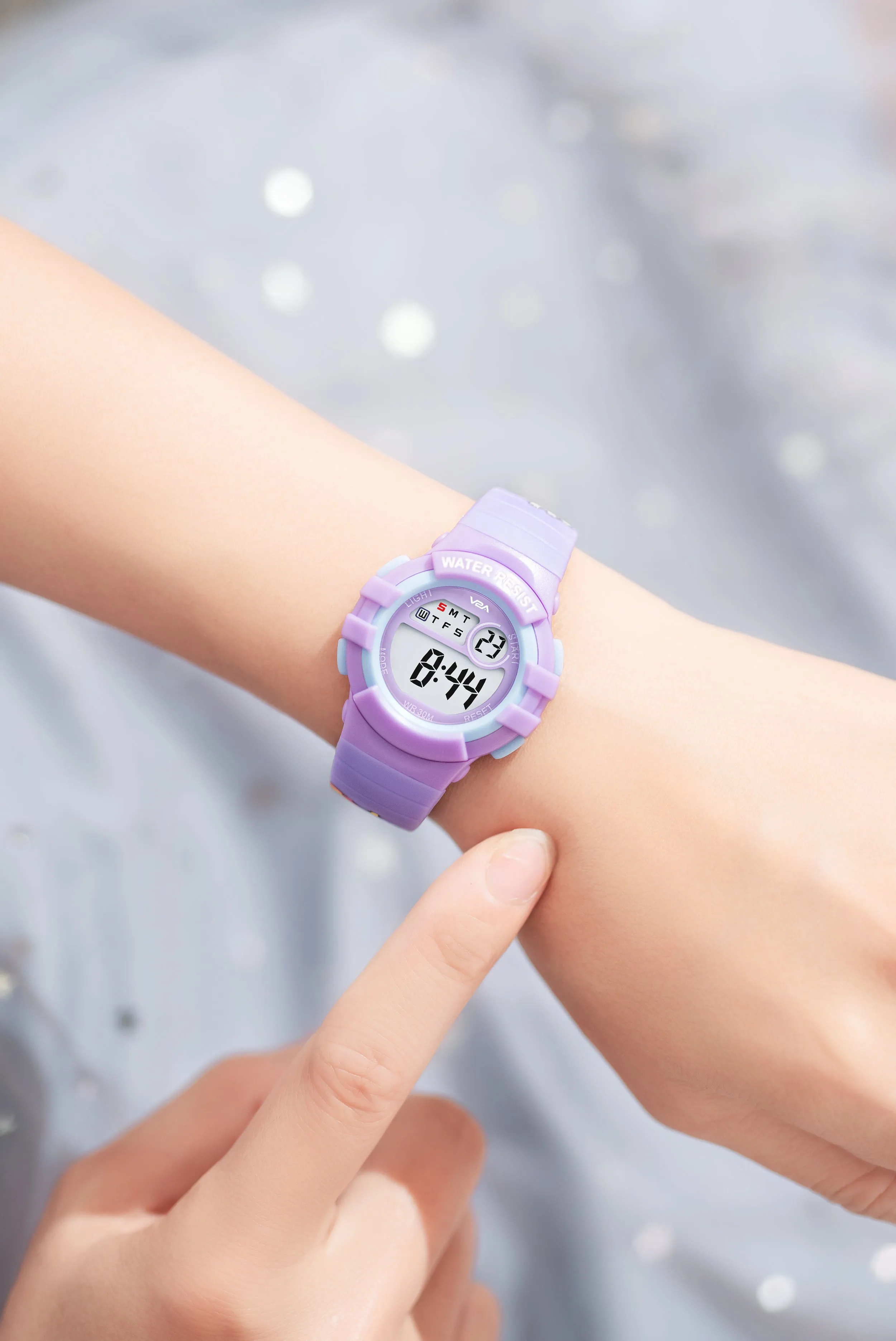 V2A Girls Kids Watch - Gifts for Girls Age 3-10 30 M Waterproof Digital Sports Watches for 3 4 5 6 7 8 Year Old Girls