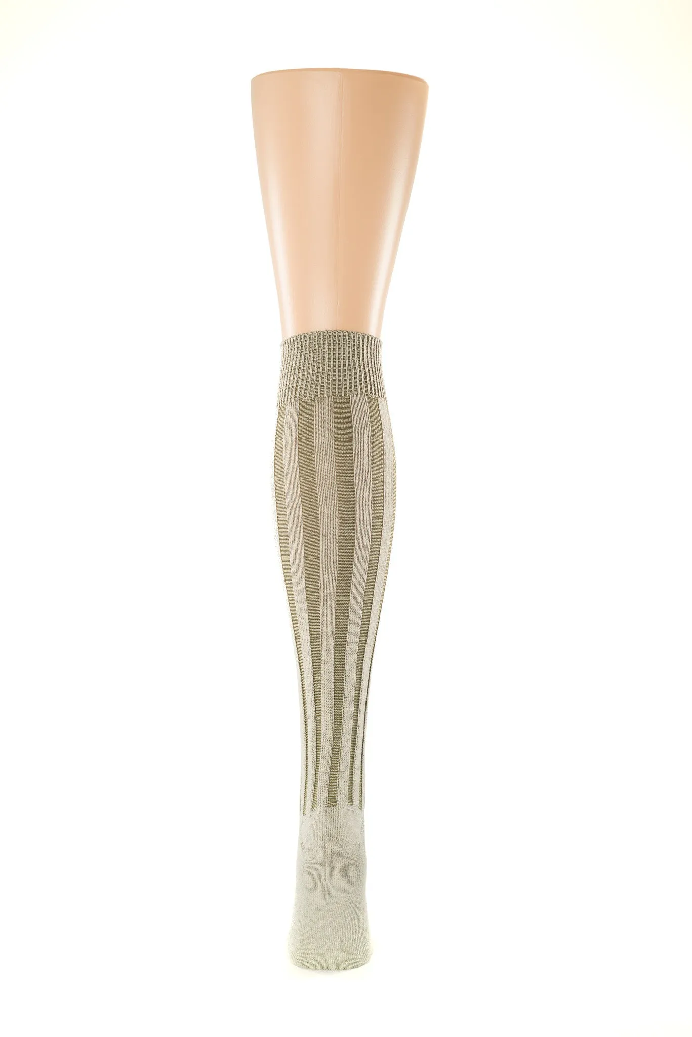 Vertical Ribbed Cotton Stockings- SALE