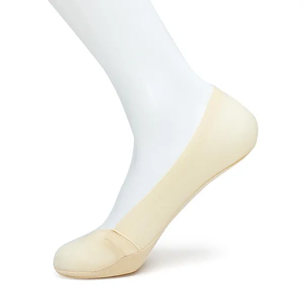 Women Invisible Antiskid Ice Silk Boat Socks Shallow Liner No Show Peep Low Cut Hosiery