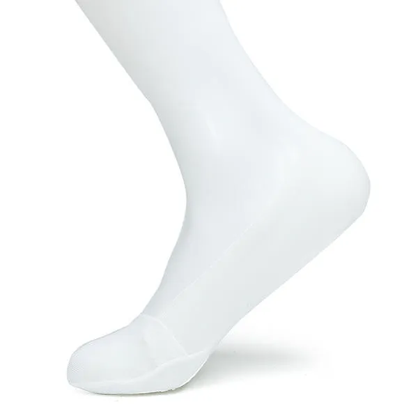 Women Invisible Antiskid Ice Silk Boat Socks Shallow Liner No Show Peep Low Cut Hosiery