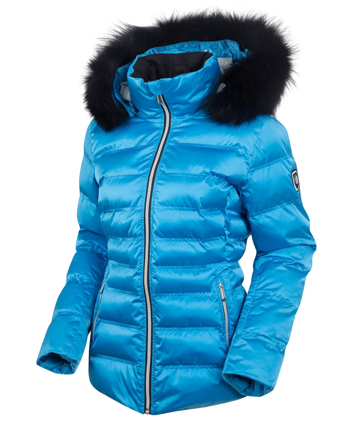 Women's Fiona Waterproof Quilted Stretch Jacket With Removable Fur Ruff