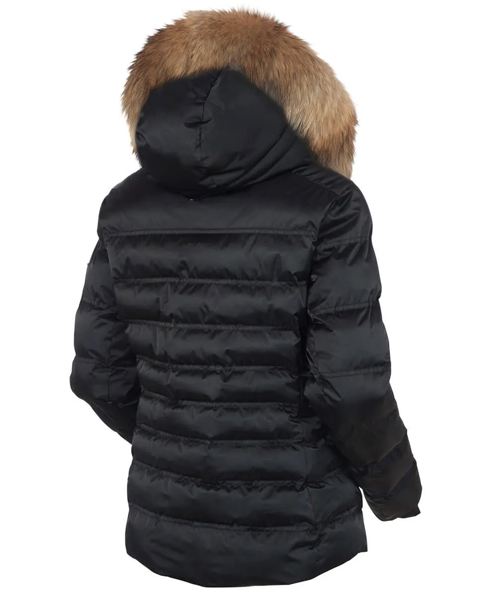 Women's Fiona Waterproof Quilted Stretch Jacket With Removable Fur Ruff