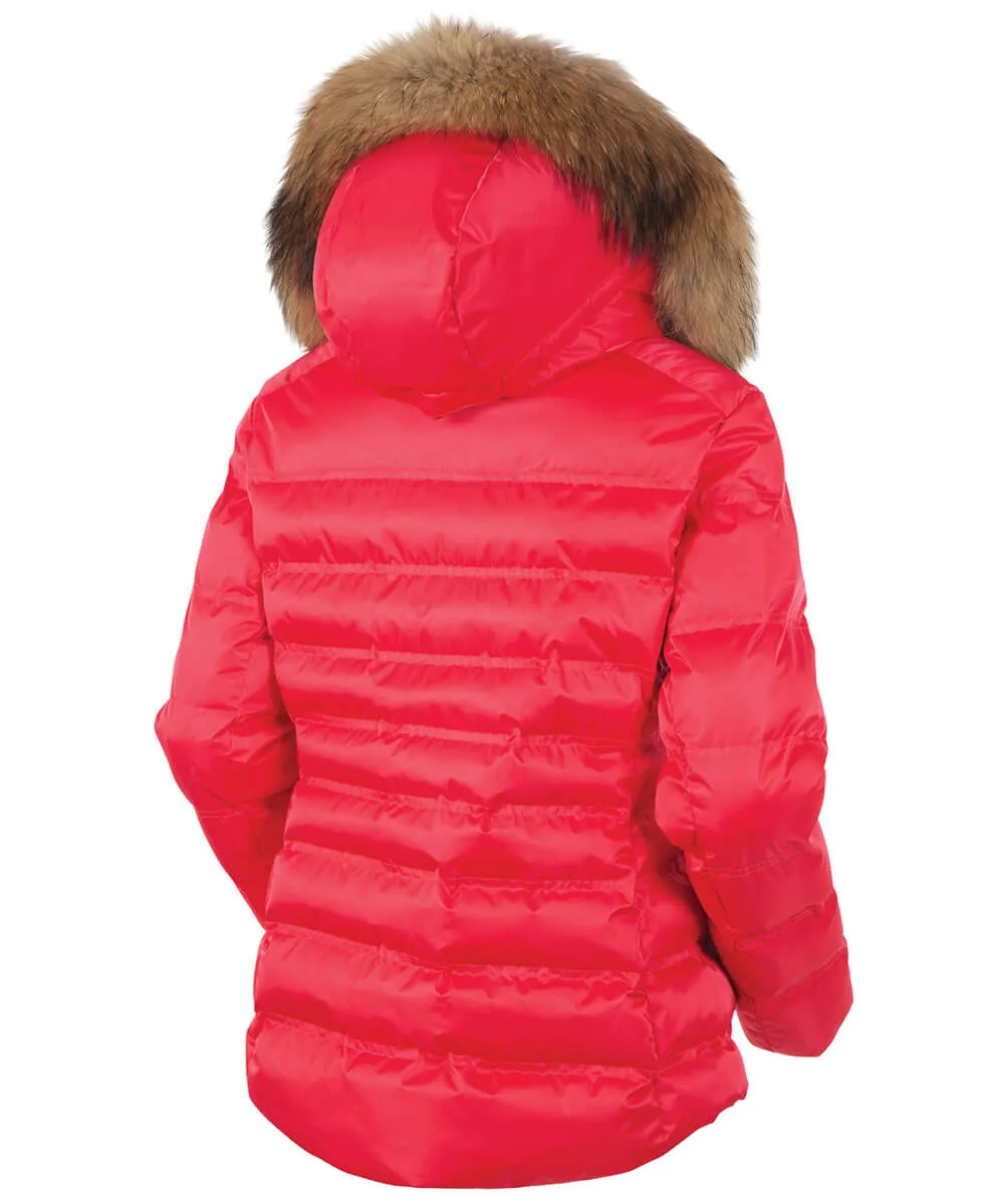 Women's Fiona Waterproof Quilted Stretch Jacket With Removable Fur Ruff