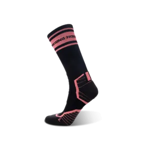 Women's Ride Soft Cycling Black crew socks 2-packs