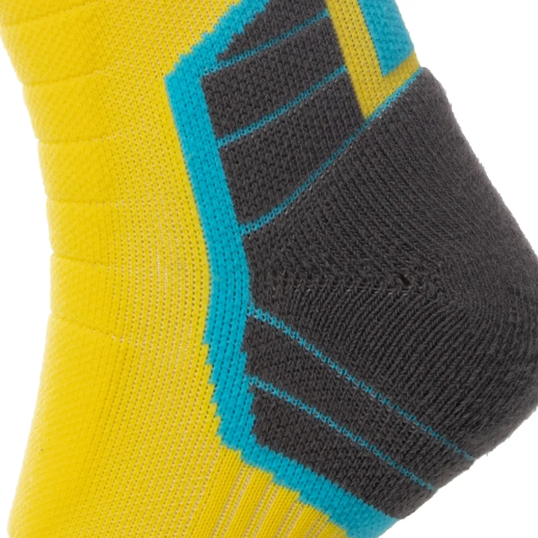 Women's Ride Soft Cycling Geometric crew socks 3-packs