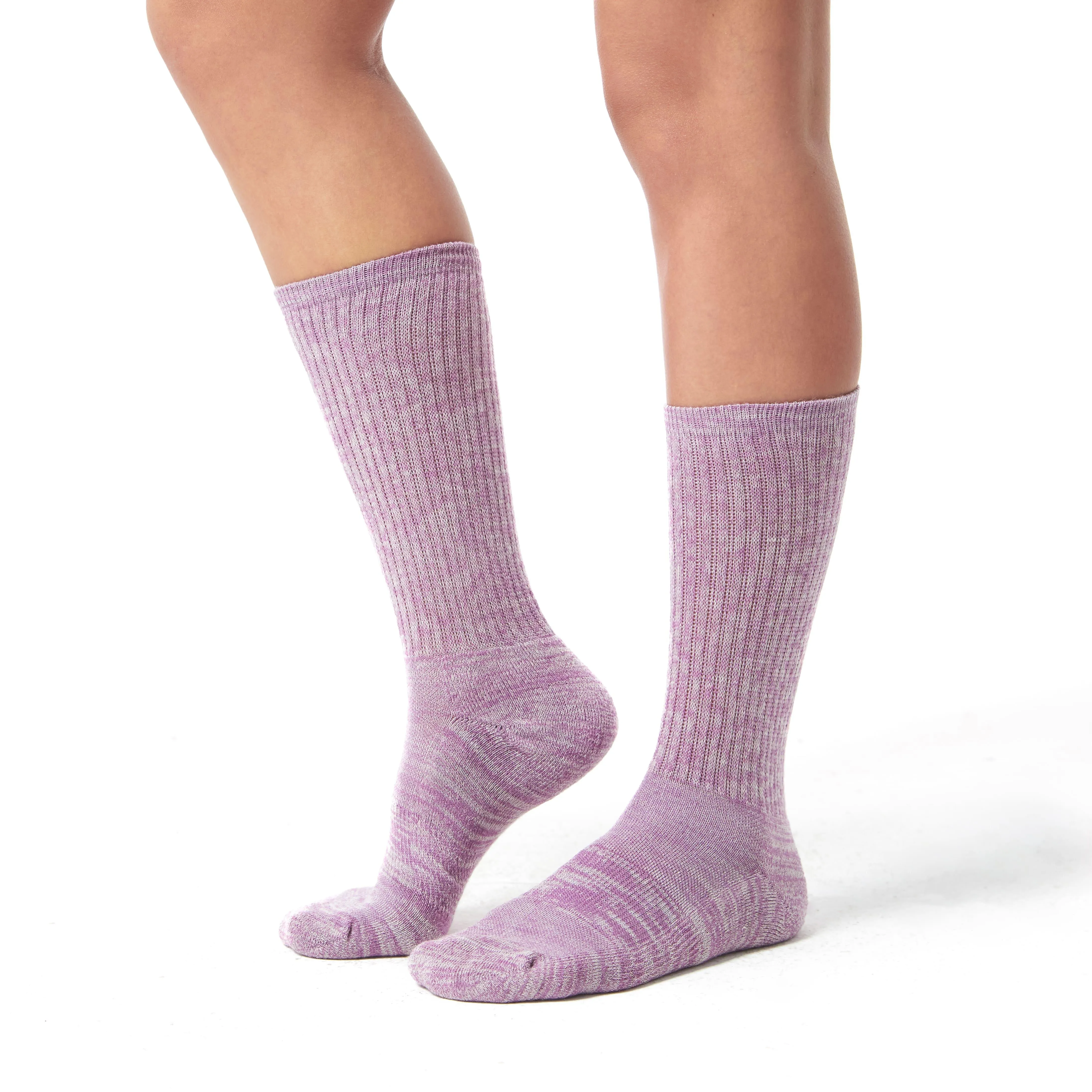 Women's Touch Wear Everyday Midtones crew socks 4-packs