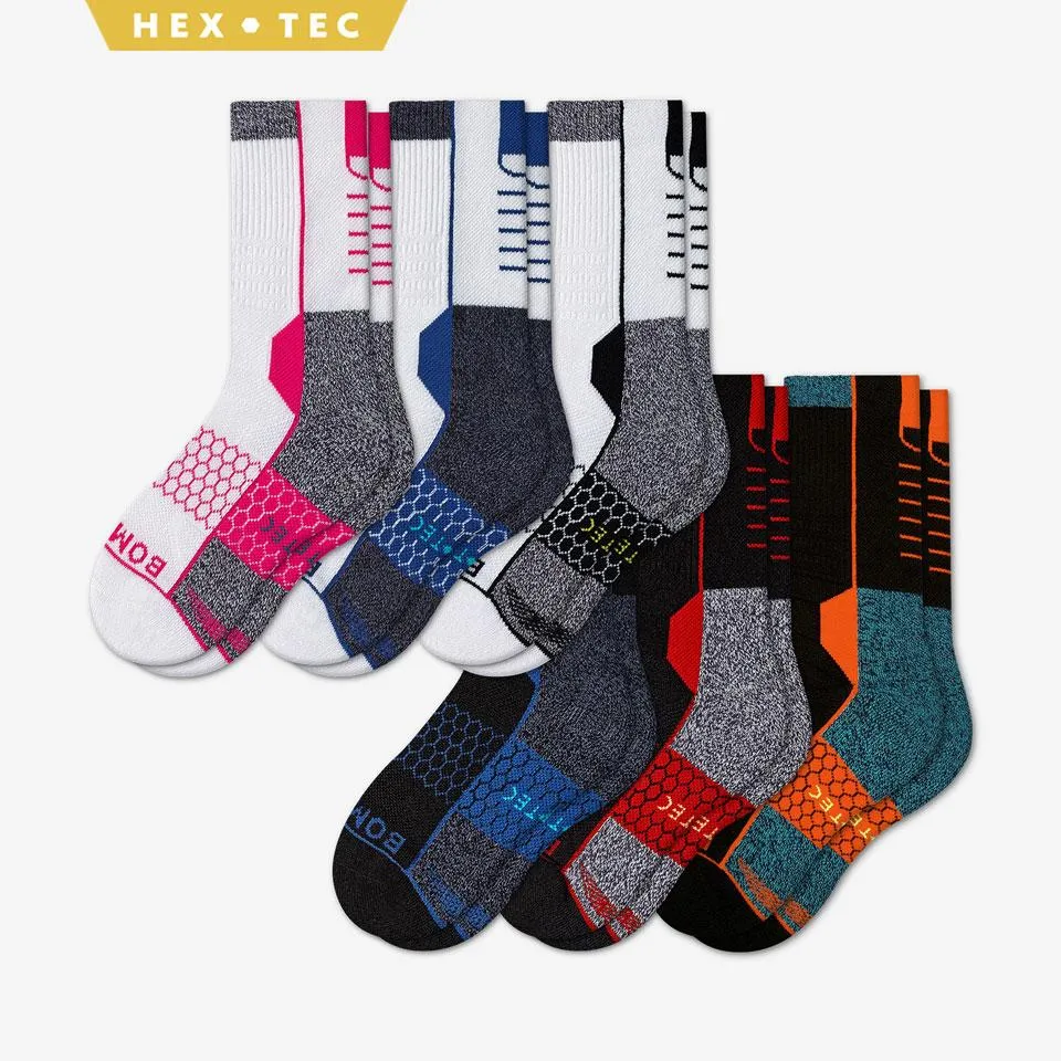 Youth Active Basketball Calf Sock 6-Pack