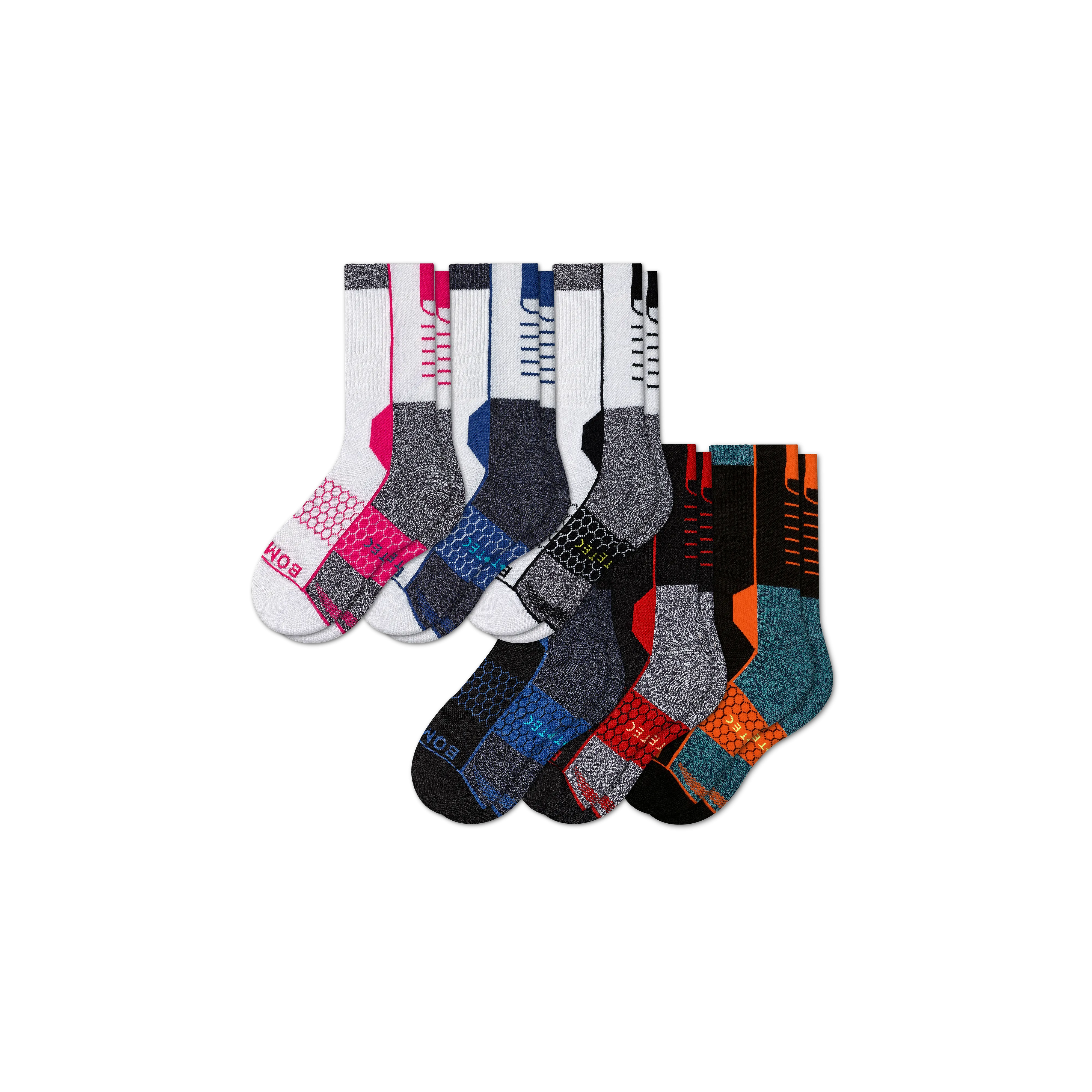 Youth Active Basketball Calf Sock 6-Pack