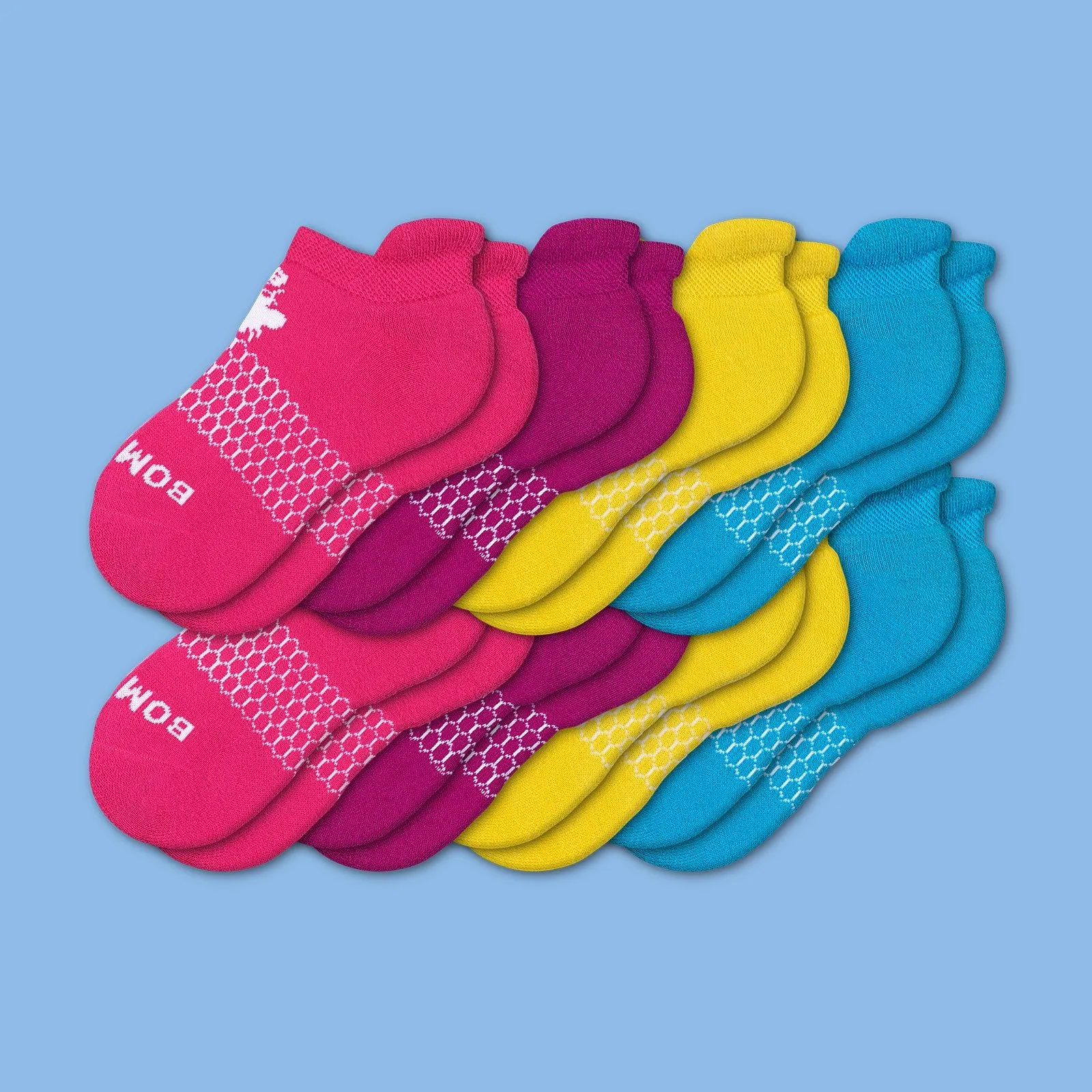 Youth Brights Ankle Sock 8-Pack