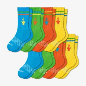 Youth Brights Calf Sock 8-Pack